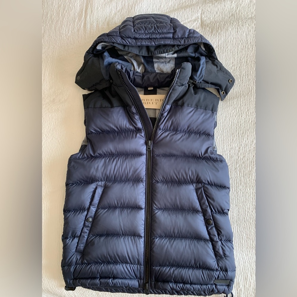 BURBERRY BRIT Puffer Vest with Hood